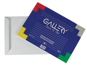 P.10 zakomslagen 229 x 324 mm gegomd zonder venster wit