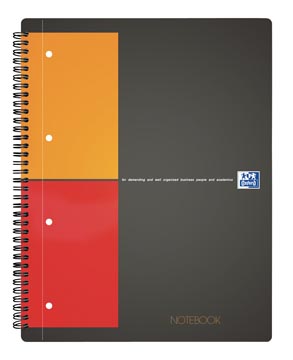 Spiraalschrift internationaa.notebook geruit q5 80 vel 80gr a4 oxford