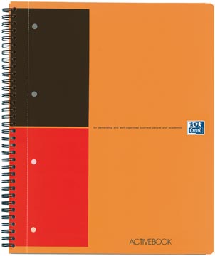 Activebook international 80 vel 80 gr a4+ oxford