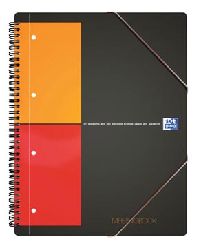 Oxford INTERNATIONAL Meetingbook, 160 pages, ft A5+, quadrillé 5 mm
