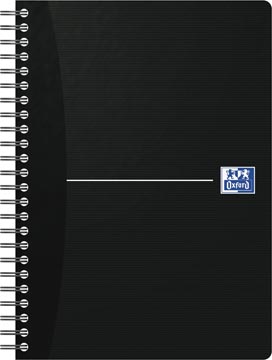 Cahier a5 90 feuille smart black  ligne oxford