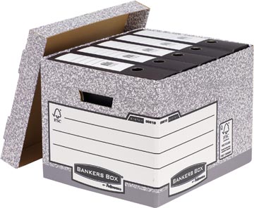 Boite archs bb grs 335x285x390 gris bankers box