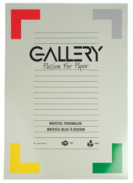 Tekenblok 20 vel bristol  200gr a3 wit gallery