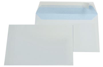 D.500 omslagen 114 x 162 mm strip zonder venster wit