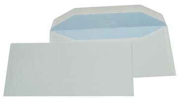 D.500 omslagen 114 x 229 mm gegomd zonder venster wit