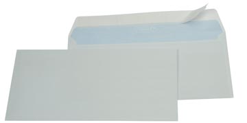 D.500 omslagen 114 x 229 mm strip zonder venster wit