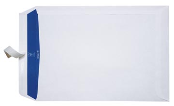 B.250 pochettes 230 x 310 mm bande adhesive sans fenetre blanc