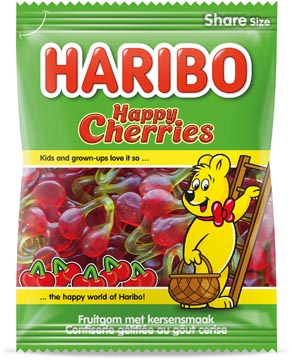 Sachet 185 gr bonbons cerises haribo