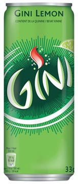Gini boisson rafraîchissante, canette de 33 cl, paquet de 24 pièces