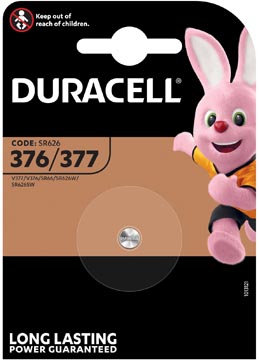 Duracell piles bouton Duralock 377, sous blister