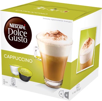 D.16 koffiecapsules cappucino dolce gusto nescafe