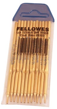 P.12 vullingen stylofoor blauw fellowes