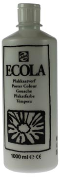Plakkaatverf ecola 1000ml wit talens