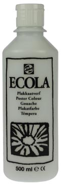 Plakkaatverf ecola 500 ml wit talens