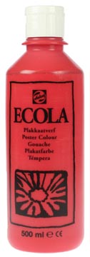 Talens Ecola plakkaatverf flacon van 500 ml, scharlaken