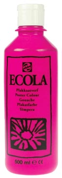Talens Ecola plakkaatverf flacon van 500 ml, tyrisch roze (magenta)