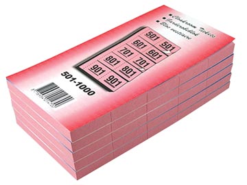 Garderobeblokje 501 - 1000 kers