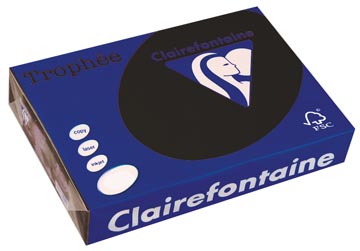 250 bl a4 160gr zwart clairefontaine - 1001