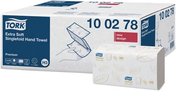 D.15 x 200 handdoekjes zig-zag vouw extra soft 23 x 23 cm 2-laags h3-systeem wit tork