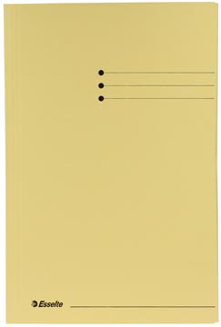 D.50 farde met kleppen folio geel esselte