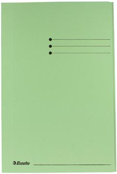 D.50 farde met kleppen folio groen esselte