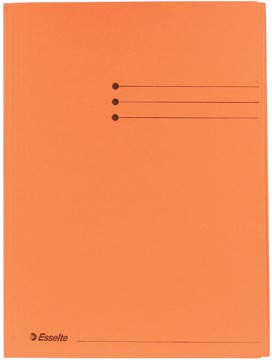 Fardes met kleppen a4 oranje esselte
