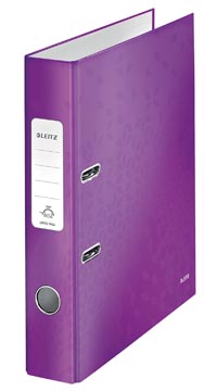 Leitz WOW classeur à levier, violet, dos de 5 cm