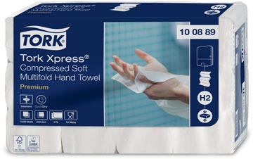 P.12 x 225 essuie-mains premium multifold z 2-plis h2-systeme tork