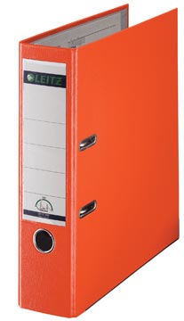 Classeur a levier en pp orange 8,cm a4 leitz