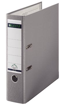Classeur a levier en pp 8cm a4 gris leitz