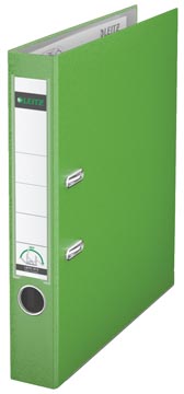 Classeur a levier en pp vert claire 5cm a4 leitz