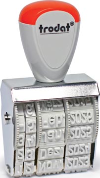 Datumstempel jaartal voluit 5mm trodat