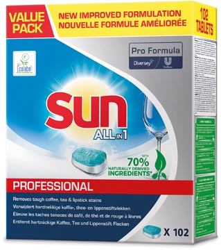 D.102 vaatwastabletten all-in-one sun