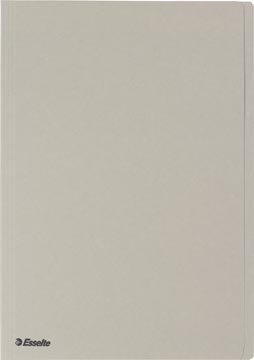 D.100 chemises 275gr overslag 10mm folio grijs esselte