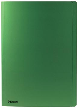 D.100 chemises 275g  overslag 10mm folio groen esselte