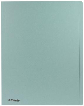 D.100 chemises 300gr overslag 10mm a4 blauw esselte