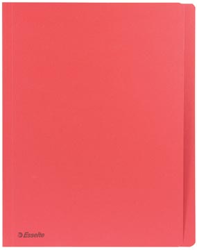 D.100 chemises 300gr overslag 10mm a4 rood esselte
