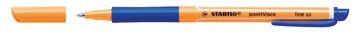 Roller pointvisco 0,5 mm blauw stabilo
