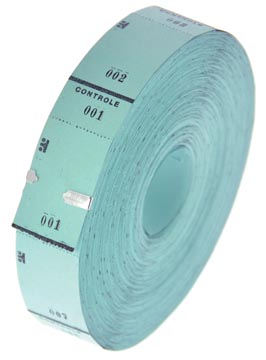 Rol 1000 tickets blauw