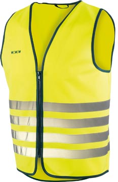 Veiligheidsvest l fluo geel wow