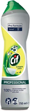 Flacon de 750 ml creme recurante citrus cif