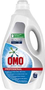 Vloeibaar wasmiddel active clean witte en lichtgekleurde was 5 l omo