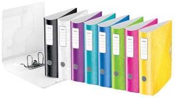 Ordner/hefboom polyfoam met rekker 8 cm a4 assorti leitz