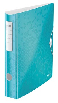 Leitz WOW classeur à levier Active, dos de 6,5 cm, bleu glacier