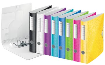 Ordner/hefboom polyfoam met rekker 6,5cm a4 assorti leitz