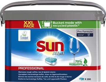 D.200 vaatwastabletten pro formula all-in-1 sun