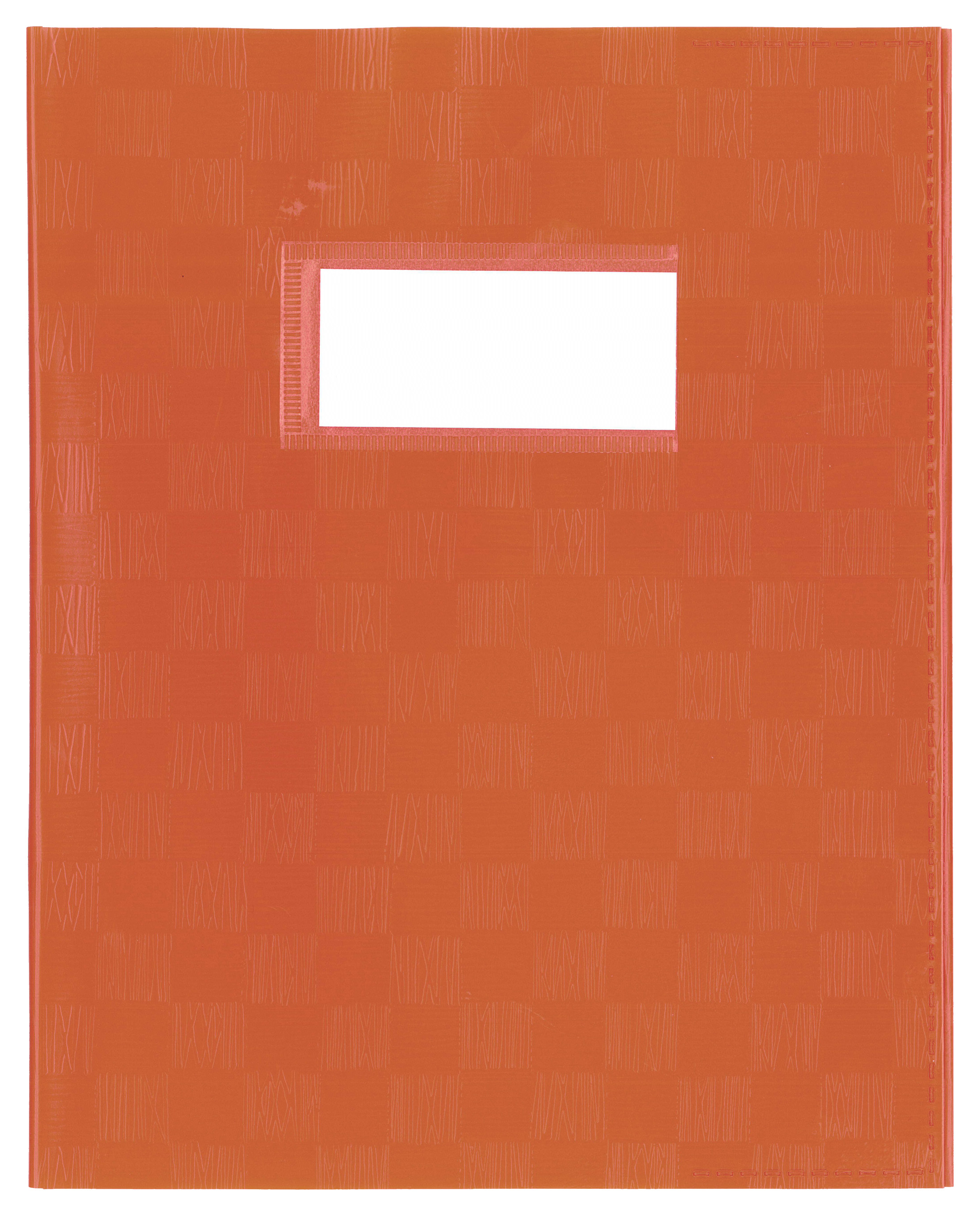 Schriftomslag a4 + etiket oranje