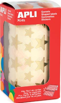 Rol 2360 kids sticker ster goud apli