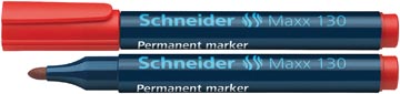Permanent marker maxx 130 rood schneider