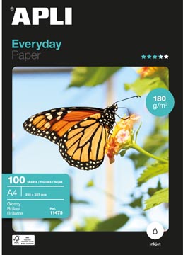 P.100 vel fotopapier 180gr a4 apli